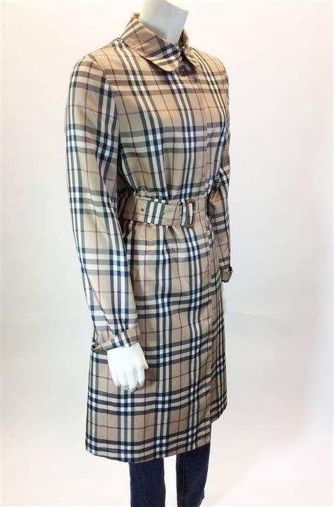 burberry plaid raincoat|classic burberry raincoat for women.